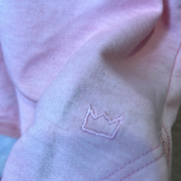 Crown & Ivy Womens tie-dye stretch tunic length top blouse oversized 3X PLUS - Picture 8 of 9